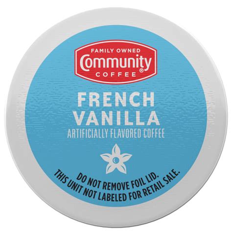 French Vanilla Coffee Pods -12 count | Community Coffee