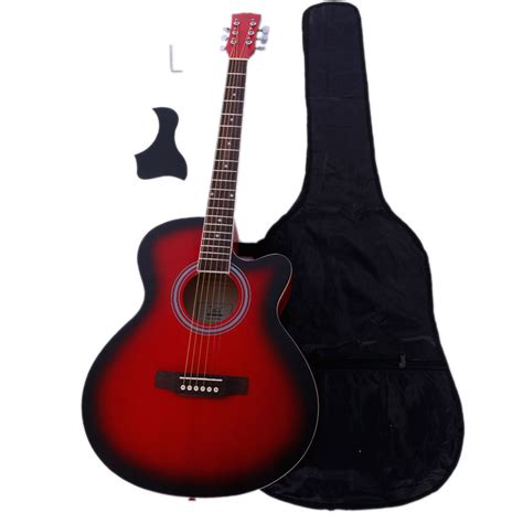 38" Acoustic Guitar for Kids, Spruce Front Cutaway Classic Musical ...