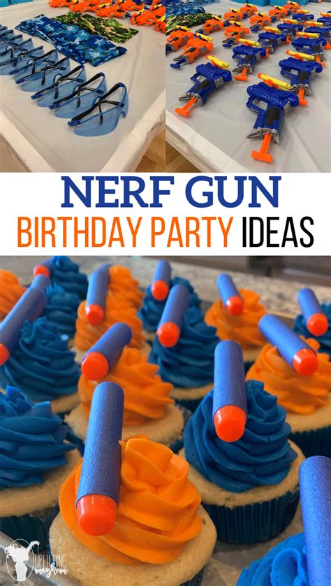 Nerf Gun Cake Ideas ~ A Boy's Laser Tag Birthday Party | mismanesta ...