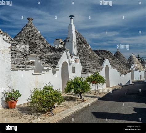 Trulli Houses in Alberobello, Italy Stock Photo - Alamy