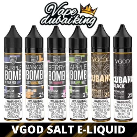 VGOD SALTNIC E-LIQUID 25MG & 50MG - Vape Dubai King