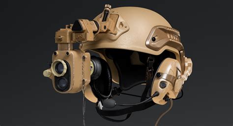 3D helmet night vision goggles model - TurboSquid 1401296