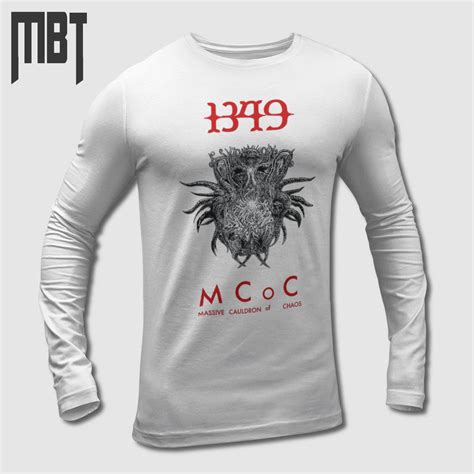 1349 Long Sleeve T-Shirt, 1349 MCoC Massive Cauldron of Chaos Long Sleeve Tee Shirt, Black Metal ...