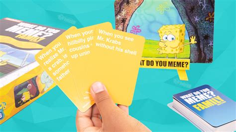 The SpongeBob What Do You Meme? Game Is Social Media Gold - The Toy Insider