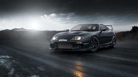 black toyota supra mk4 drift jdm hd JDM Wallpapers | HD Wallpapers | ID #41942