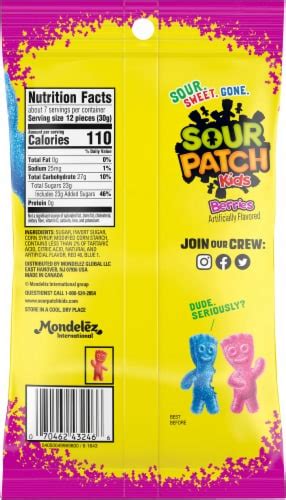 Sour Patch Kids Berries Candy, 7.2 oz - Fred Meyer