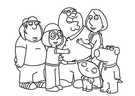 Family Guy Printable Coloring Pages - Coloring Home