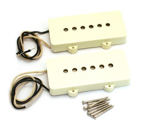 Genuine Fender Pure Vintage '65 Jazzmaster Guitar Pickups Set - AGED WHITE 885978502394 | eBay