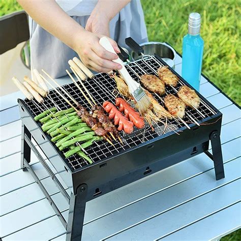 Portable BBQ Barbeque Grill With 12 Sticks - Lazy Dropshipping Store