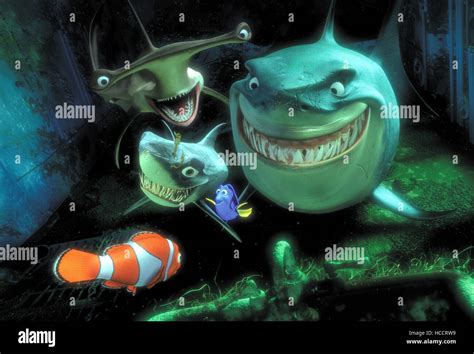 FINDING NEMO, Anchor, Chum, Marlin, Dory, Bruce, 2003, (c) Walt Disney ...