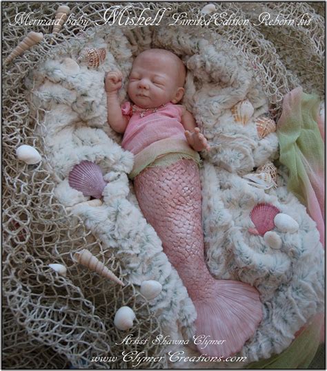 It's a little Mermaid baby *Mishell 15" LE Reborn kit by Shawna Clymer :) | Baby mermaid ...