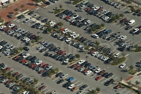 Parking Lot Aerial View | Stock image | Colourbox