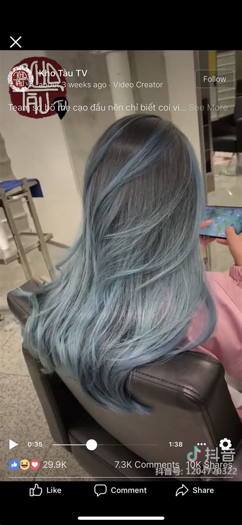 Ash blue | Hair styles, Hair color, Style