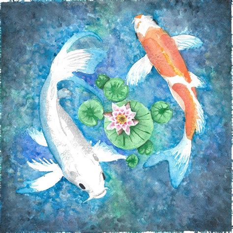 The Best 27 Simple Koi Fish Pond Drawing