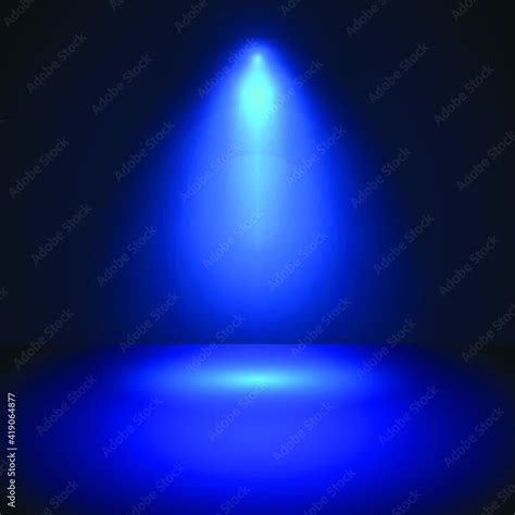 Abstract blue spotlight background. Eps 10 vector illustration. Stock ...