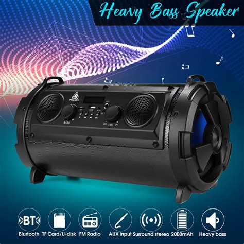 Aliexpress.com : Buy 15W Outdoor Portable Wireless Bluetooth Speaker Stereo Hi Fi Surround Heavy ...