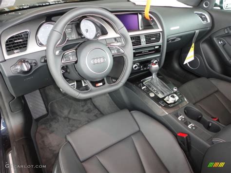 Black Interior 2013 Audi S5 3.0 TFSI quattro Convertible Photo #66927082 | GTCarLot.com