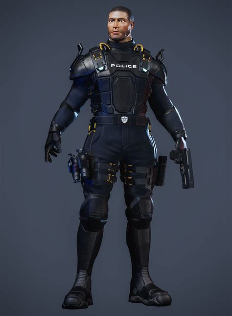 Delbert Valerio - Cyberpunk Police