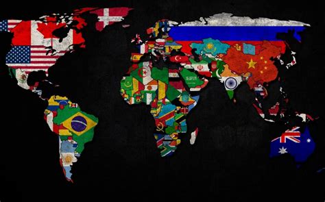 World Map Country Flag - WorldFlag