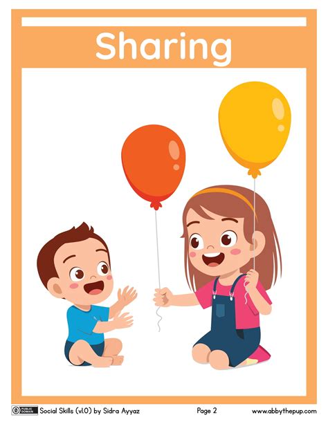 Sharing printable poster for children | Free Printable Papercraft Templates