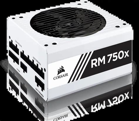 RMx White Series™ RM750x — 750 Watt 80 PLUS® Gold Certified Fully Modular PSU