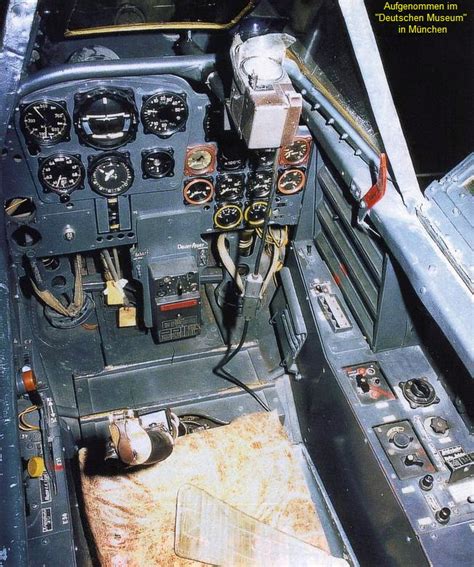 Me-262 - Cockpit des 1. militärisches Turbinenluftstrahlflugzeugs