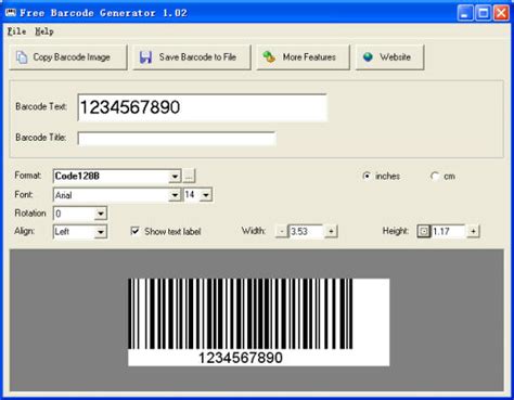 Free Barcode Generator - elesec