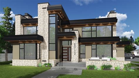 Impeccable Modern House Plan - 81687AB | Architectural Designs - House ...