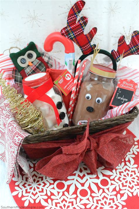 Easy Holiday Gift Idea: DIY Hot Cocoa Gift Basket - Southern Made Simple