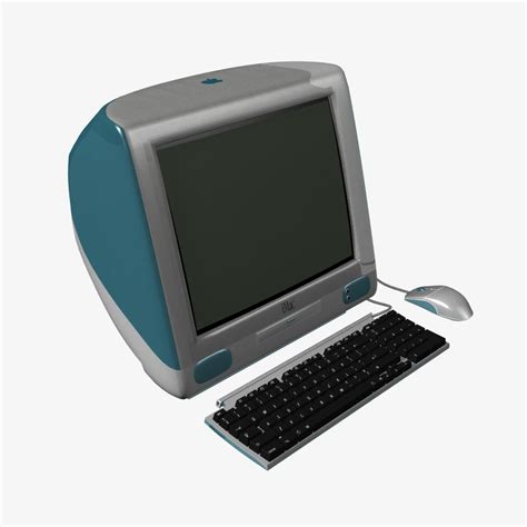 free imac computer 3d model