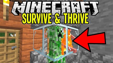 Super Easy CAMPFIRE MOB GRINDER | Minecraft Survival Let's Play Tutorial Ep. 4 - YouTube