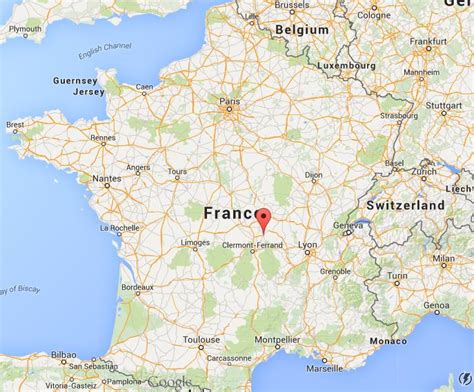 Where is Vichy on map France