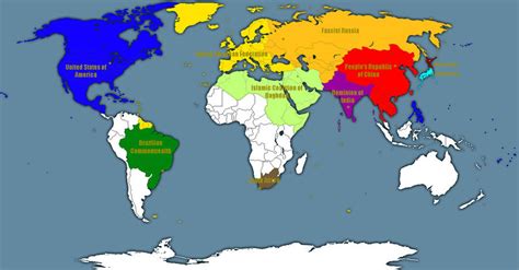 World Political Map 2050 | Tourist Map Of English