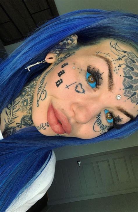 ‘Dragon Girl’ goes blind tattooing eyeballs blue | Eyeball tattoo, Girl ...