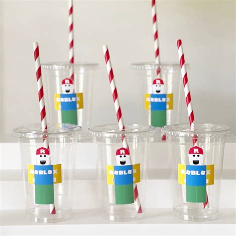 Roblox Party Supplies Roblox Party Favors Cups Roblox - Etsy