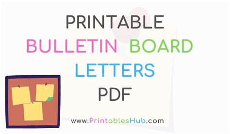 Free Printable Bulletin Board Letters Templates [PDF] - Printables Hub