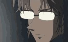 Anime Glasses Glare GIFs | Tenor