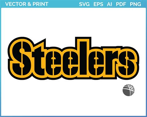 Pittsburgh Steelers - Wordmark Logo (2002) - Football Sports Vector SVG ...