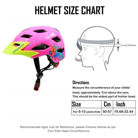 Youth Bike Helmet Size Chart and Guide