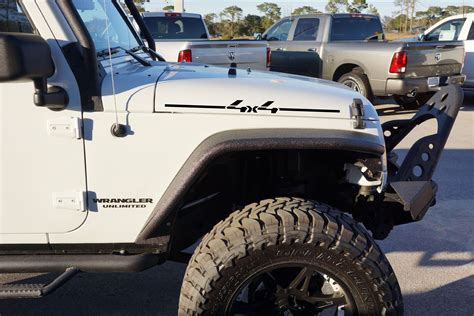 Jeep 4x4 Hood Decals for Wrangler | The Pixel Hut