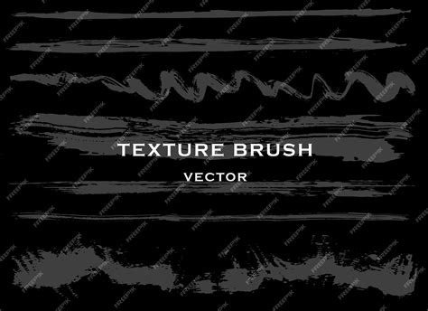 Premium Vector | Texture brush5