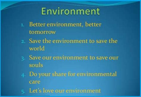 30+ Catchy Famous Slogans on Environment for Students