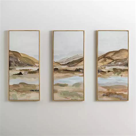 Landscape Framed Canvas Art Prints, Set of 3 | Kirklands Home