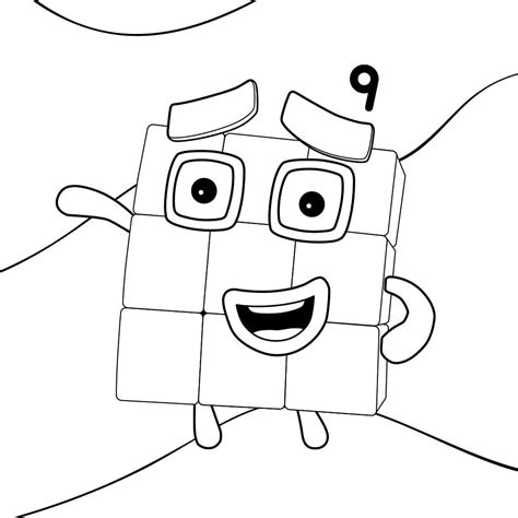 Numberblocks Numberblock Phonics Wizz Coloring For Kids Learn Images | Images and Photos finder