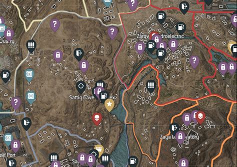 DMZ AL MAZRAH INTERACTIVE MAP - ALL LOCATIONS (SPAWN, POI, MISSION AND MORE)