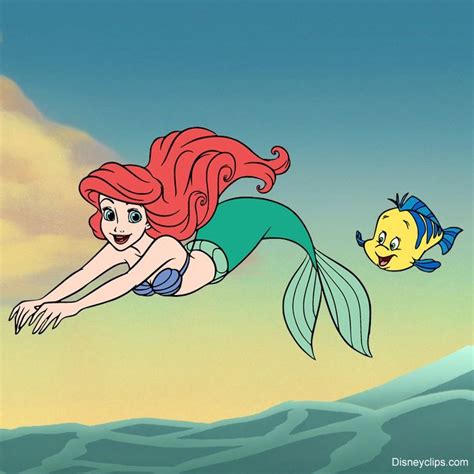 Ariel and Flounder | Disney character drawings, Mermaid drawings, Little mermaid wallpaper