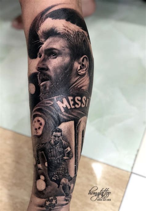 Messi Tattoo Design