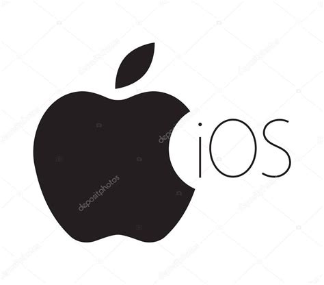 Phitsanulok, Thailand - October 22, 2016 : Vector of apple ( ios ) logo ...