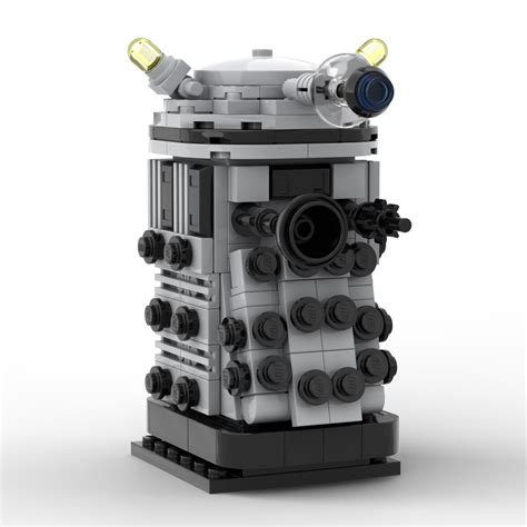 Doctor Who Dalek Custom Lego moc Brickheadz instructions