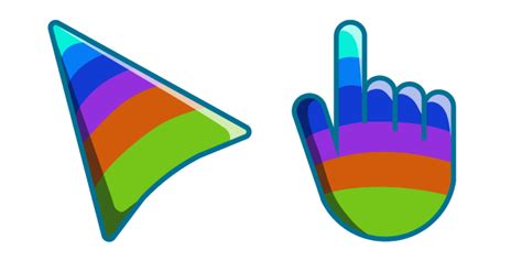 Negative Rainbow cursor – Custom Cursor